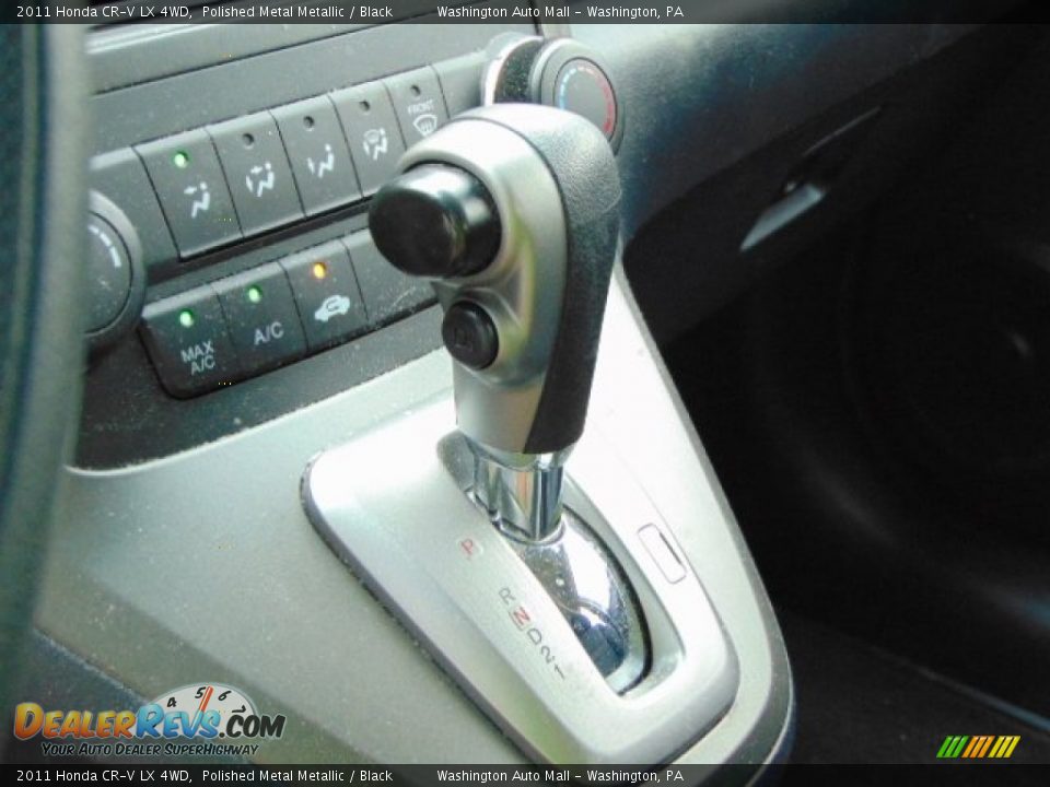 2011 Honda CR-V LX 4WD Polished Metal Metallic / Black Photo #15