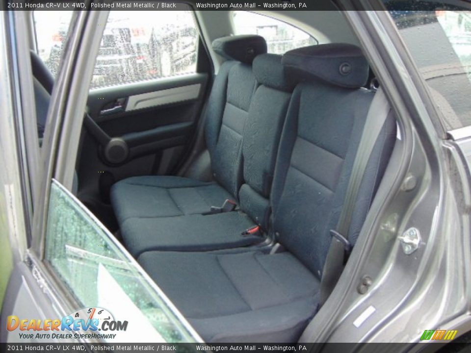 2011 Honda CR-V LX 4WD Polished Metal Metallic / Black Photo #17