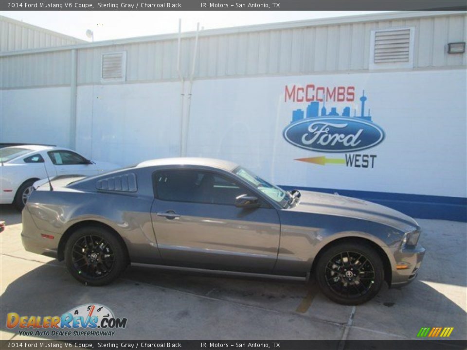 2014 Ford Mustang V6 Coupe Sterling Gray / Charcoal Black Photo #1