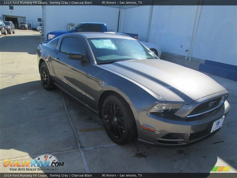 2014 Ford Mustang V6 Coupe Sterling Gray / Charcoal Black Photo #2