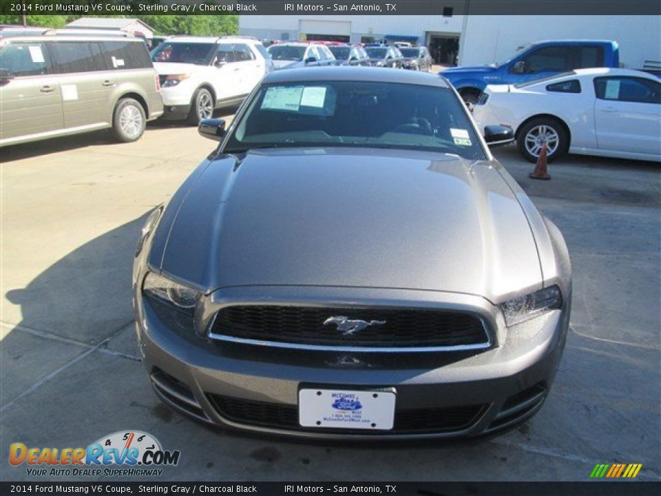 2014 Ford Mustang V6 Coupe Sterling Gray / Charcoal Black Photo #3