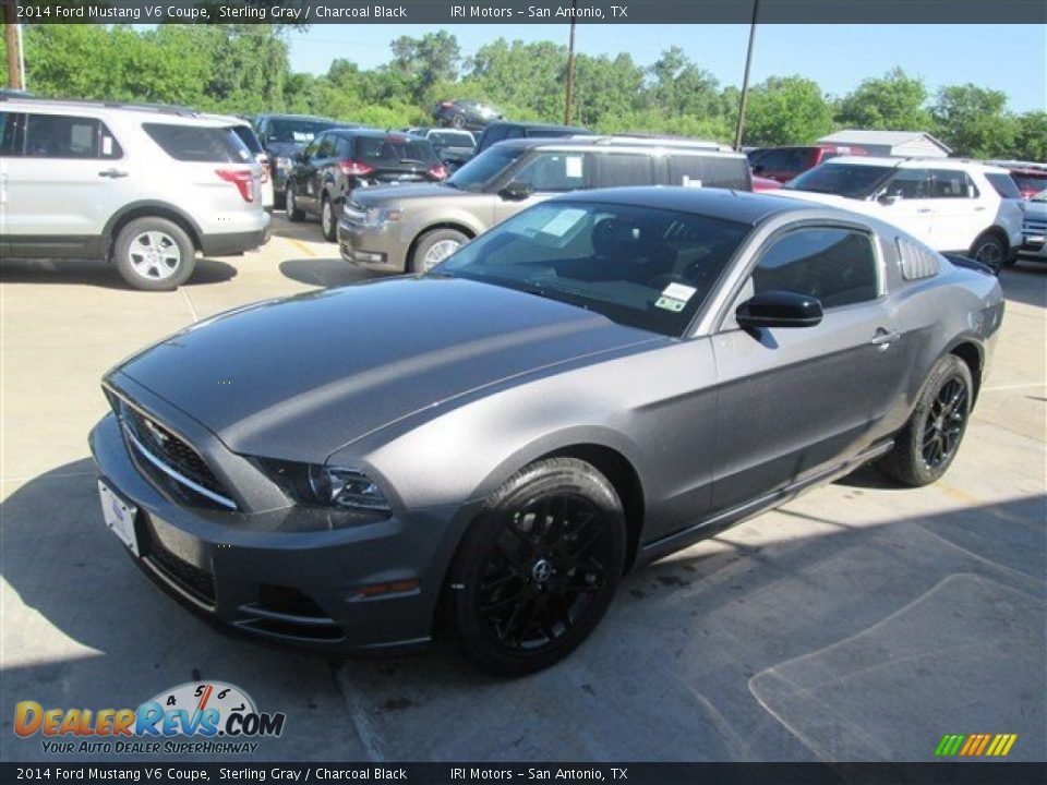 2014 Ford Mustang V6 Coupe Sterling Gray / Charcoal Black Photo #4