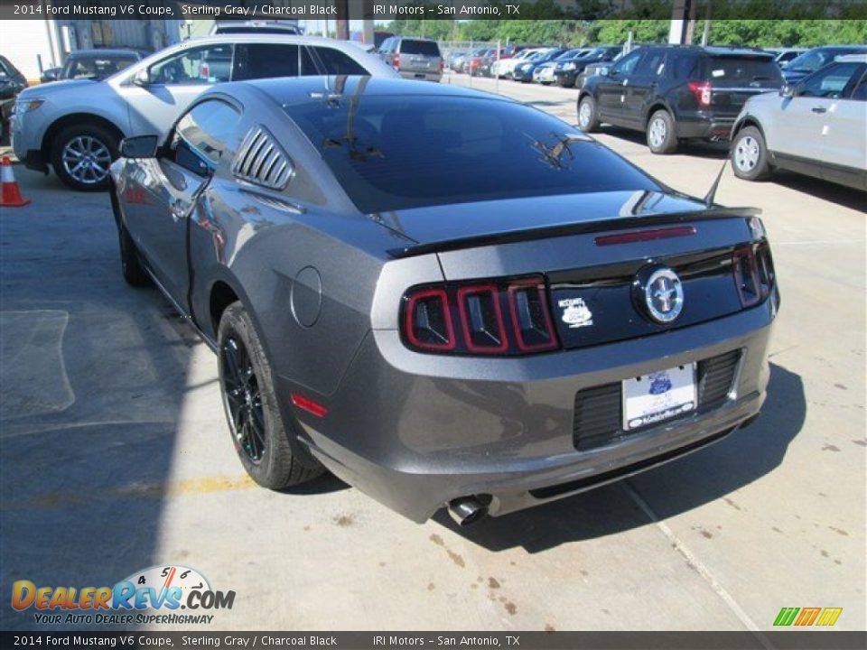 2014 Ford Mustang V6 Coupe Sterling Gray / Charcoal Black Photo #6