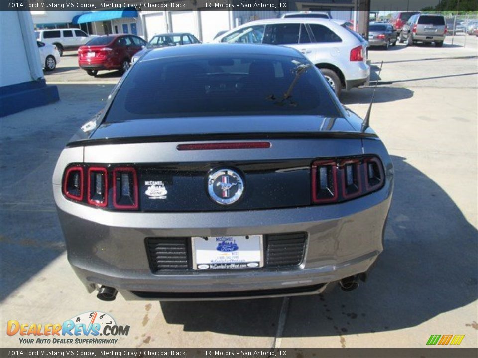 2014 Ford Mustang V6 Coupe Sterling Gray / Charcoal Black Photo #7