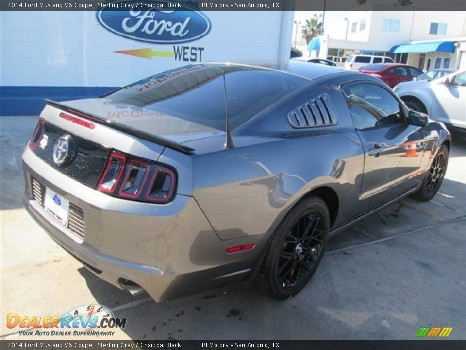 2014 Ford Mustang V6 Coupe Sterling Gray / Charcoal Black Photo #8