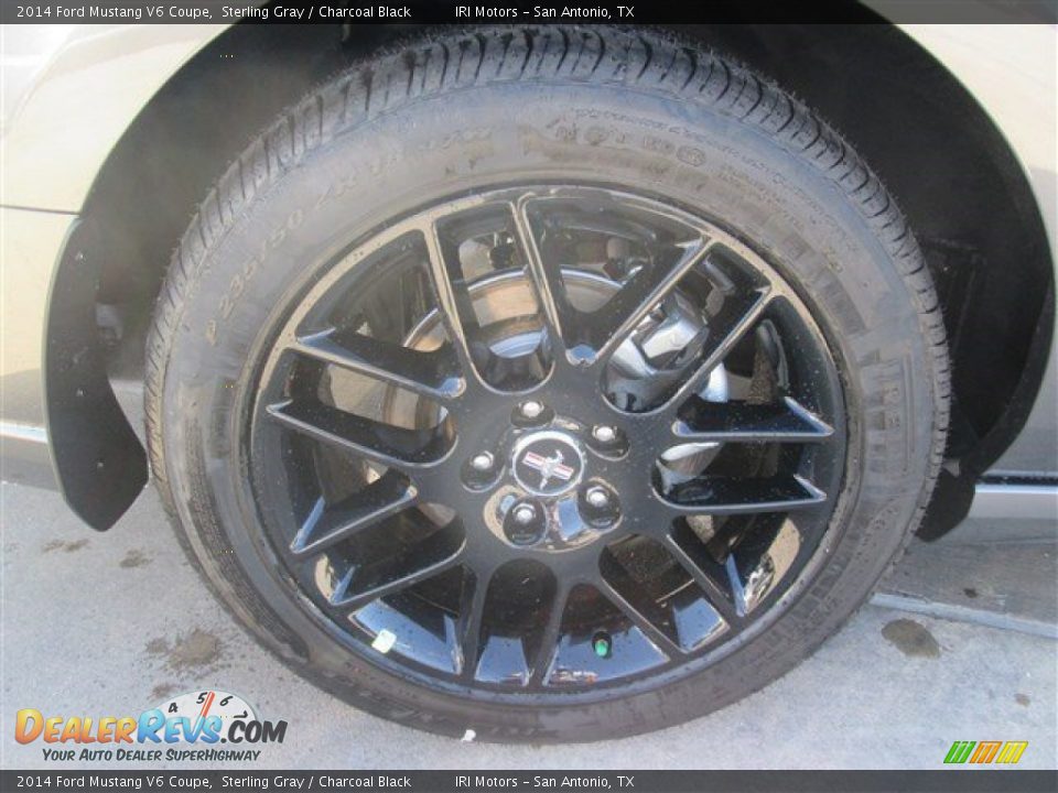 2014 Ford Mustang V6 Coupe Sterling Gray / Charcoal Black Photo #9