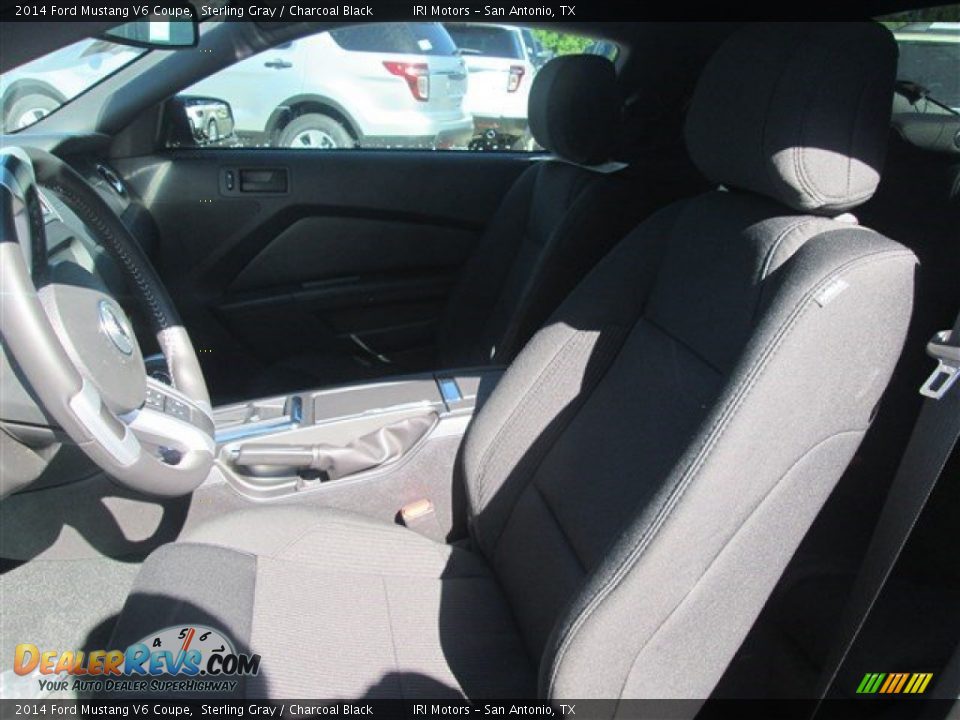 2014 Ford Mustang V6 Coupe Sterling Gray / Charcoal Black Photo #11