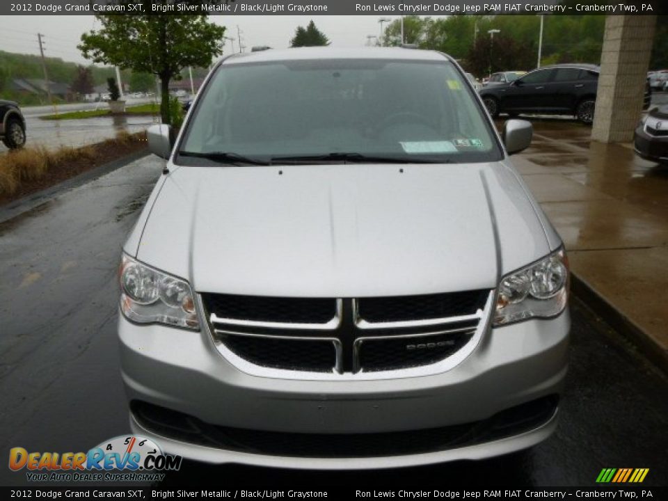 2012 Dodge Grand Caravan SXT Bright Silver Metallic / Black/Light Graystone Photo #3