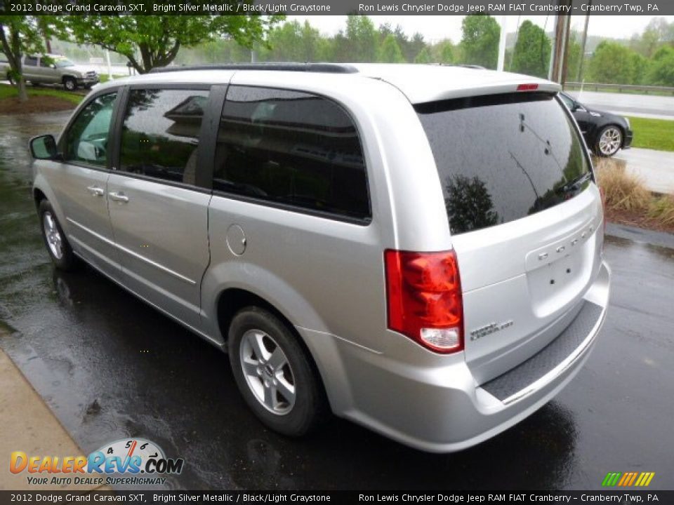 2012 Dodge Grand Caravan SXT Bright Silver Metallic / Black/Light Graystone Photo #6