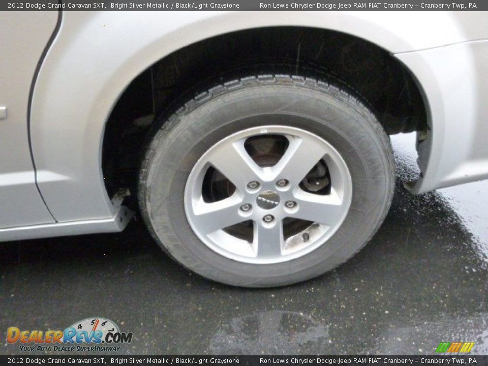 2012 Dodge Grand Caravan SXT Bright Silver Metallic / Black/Light Graystone Photo #9