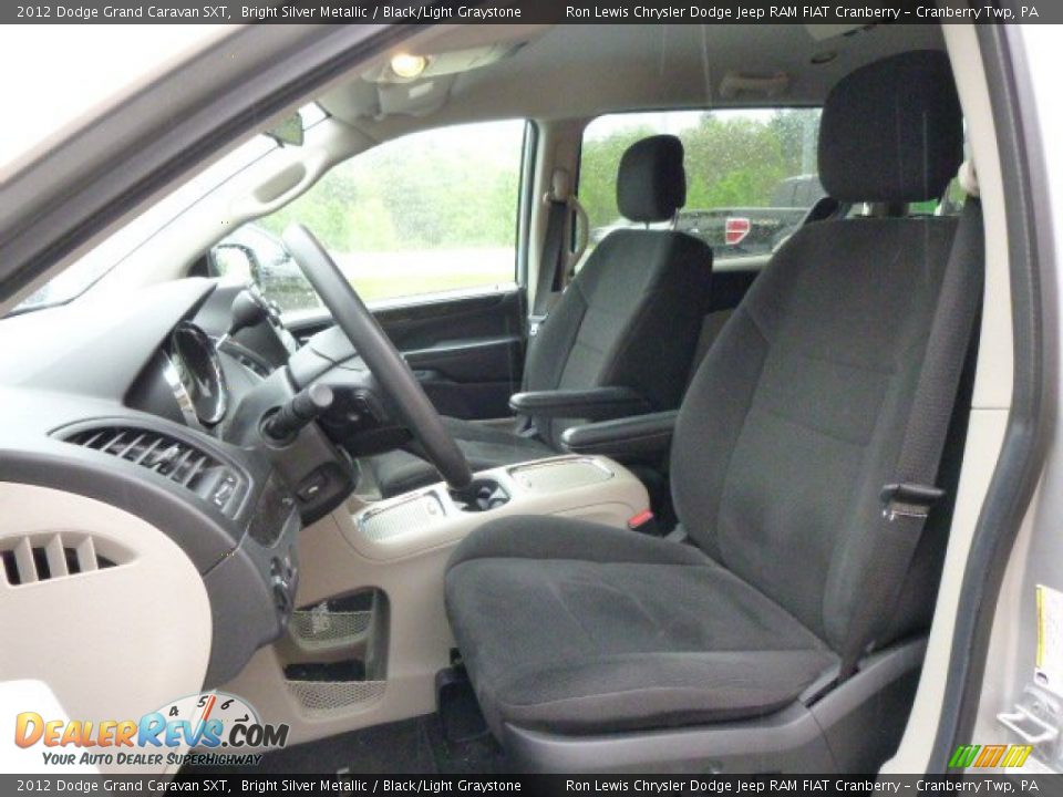 2012 Dodge Grand Caravan SXT Bright Silver Metallic / Black/Light Graystone Photo #10
