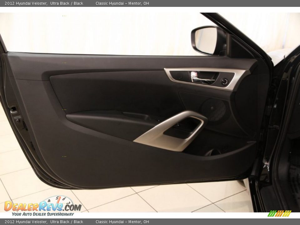 2012 Hyundai Veloster Ultra Black / Black Photo #4