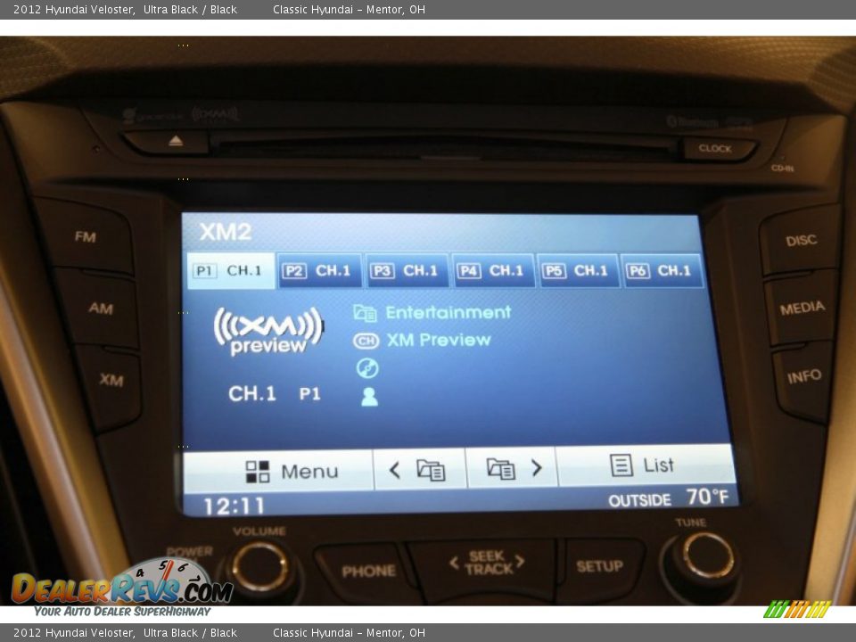 2012 Hyundai Veloster Ultra Black / Black Photo #10
