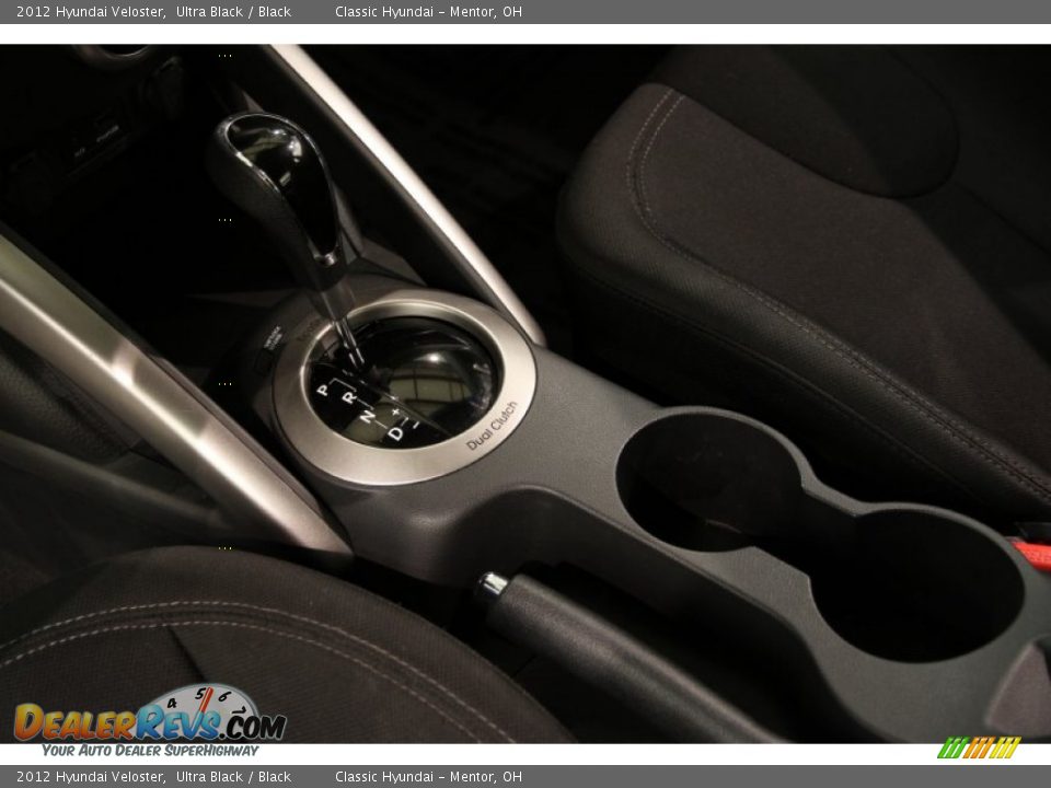 2012 Hyundai Veloster Ultra Black / Black Photo #14