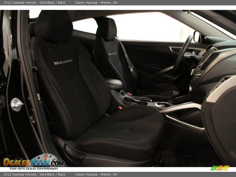 2012 Hyundai Veloster Ultra Black / Black Photo #15