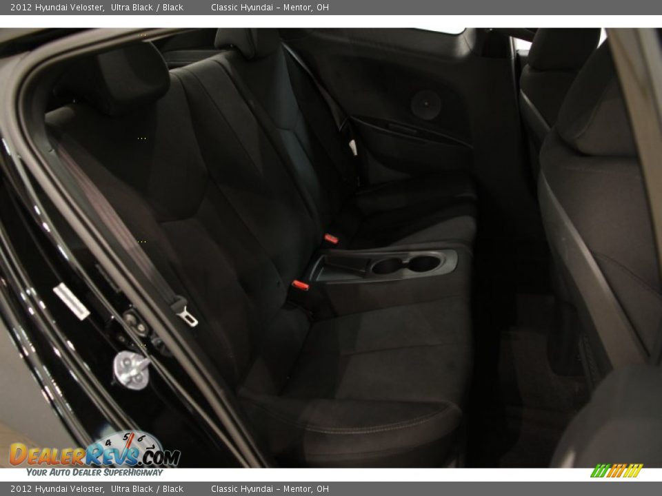2012 Hyundai Veloster Ultra Black / Black Photo #16
