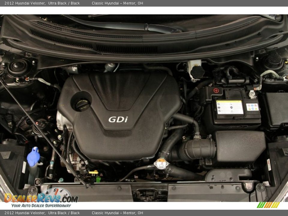 2012 Hyundai Veloster Ultra Black / Black Photo #18
