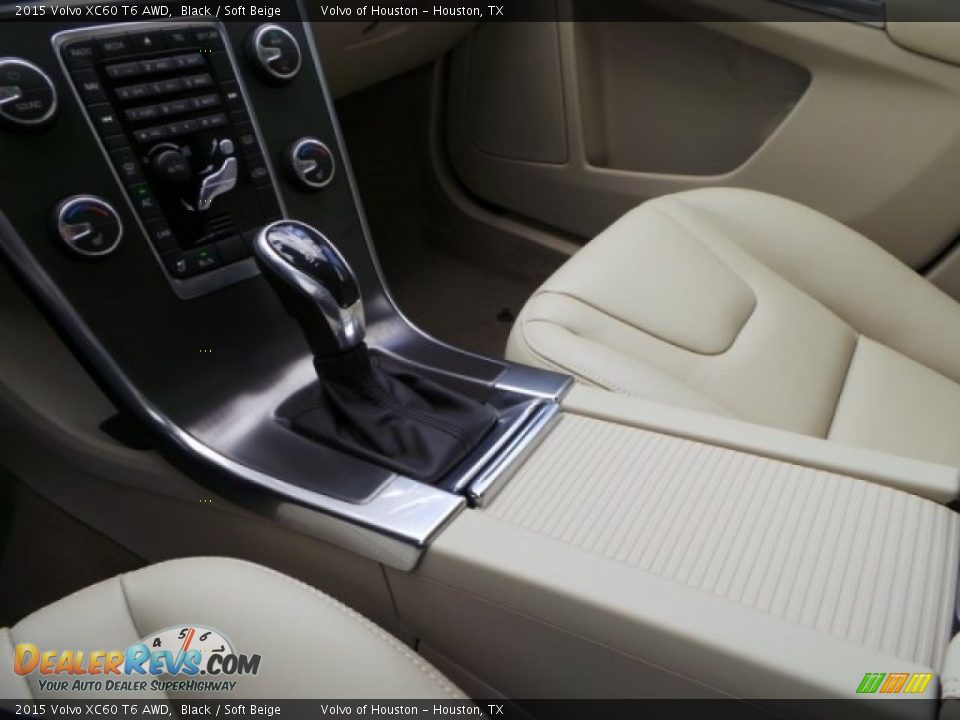 2015 Volvo XC60 T6 AWD Black / Soft Beige Photo #13
