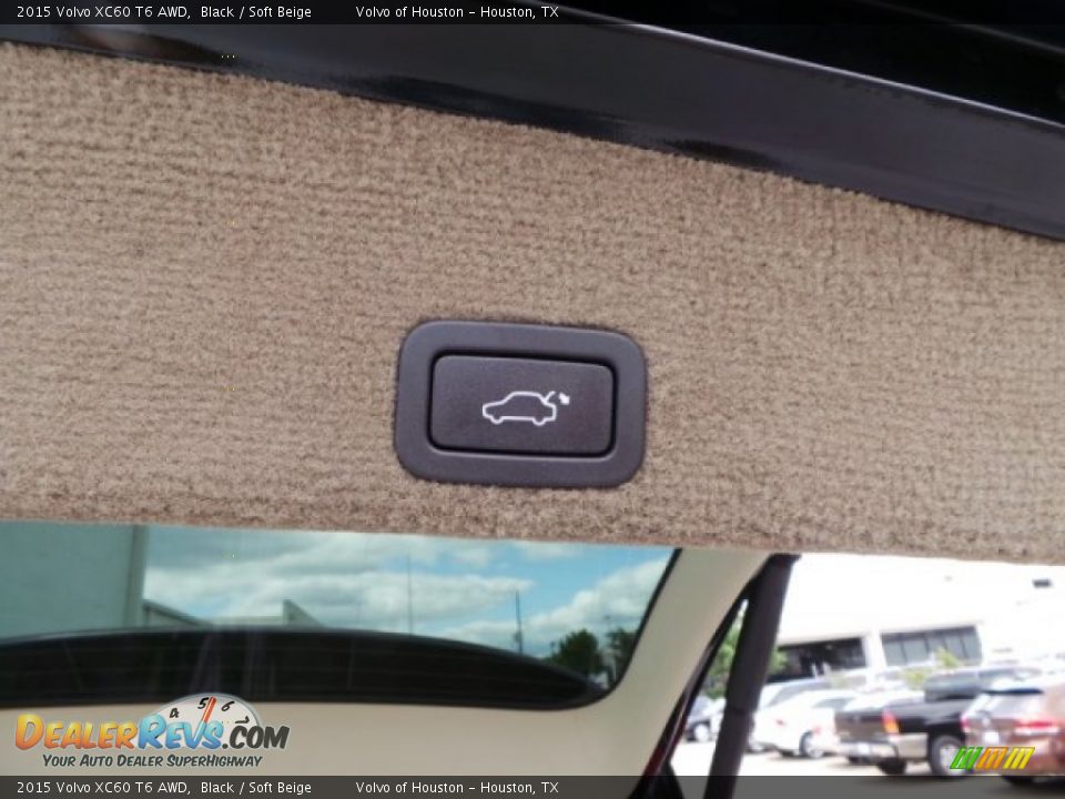 2015 Volvo XC60 T6 AWD Black / Soft Beige Photo #26