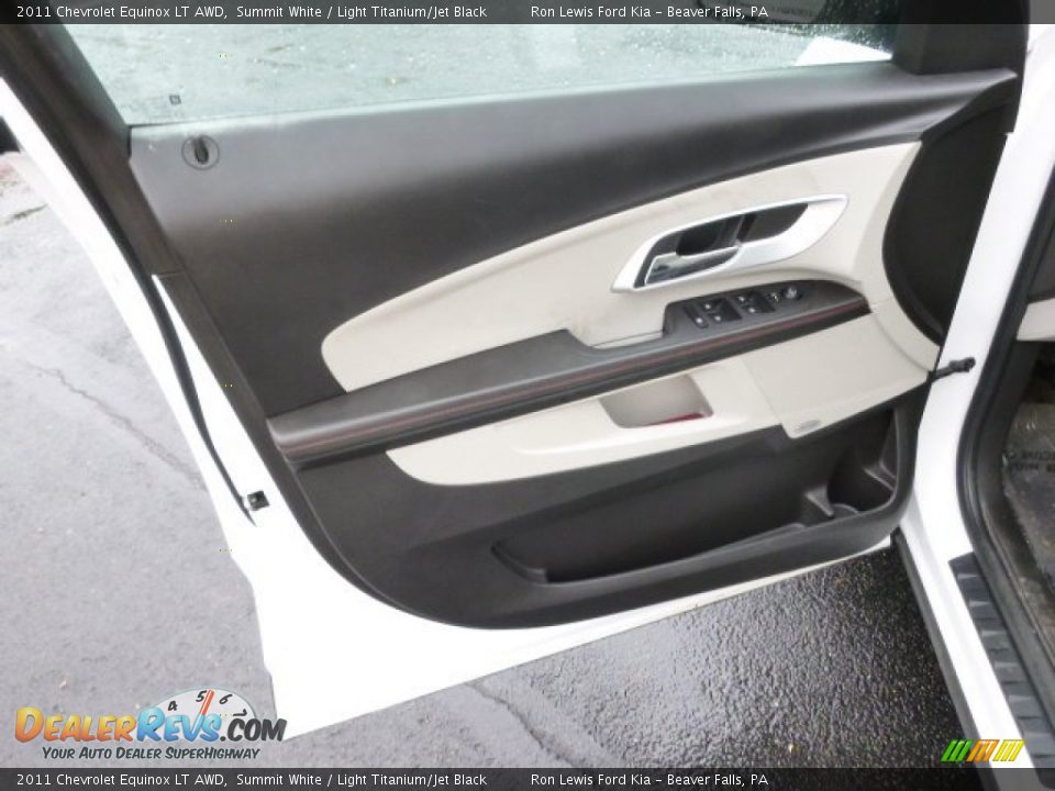2011 Chevrolet Equinox LT AWD Summit White / Light Titanium/Jet Black Photo #11
