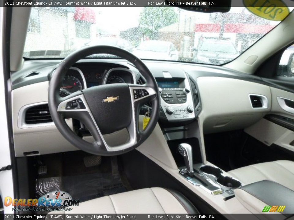 2011 Chevrolet Equinox LT AWD Summit White / Light Titanium/Jet Black Photo #14