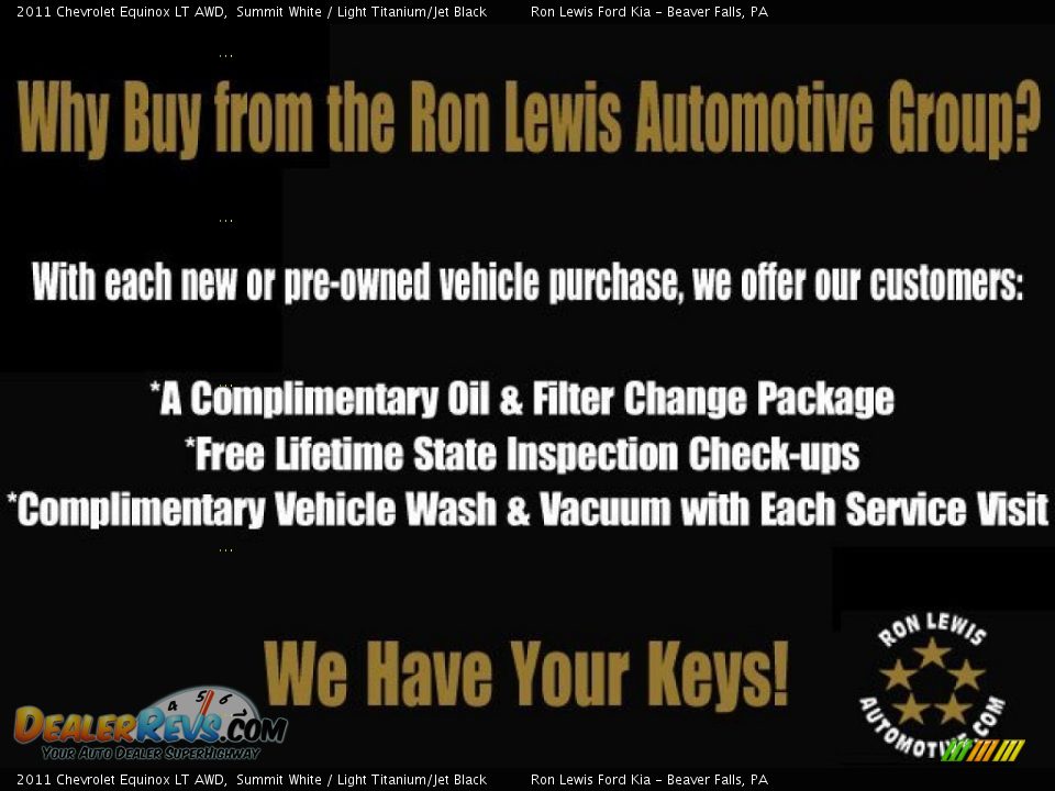 Dealer Info of 2011 Chevrolet Equinox LT AWD Photo #21