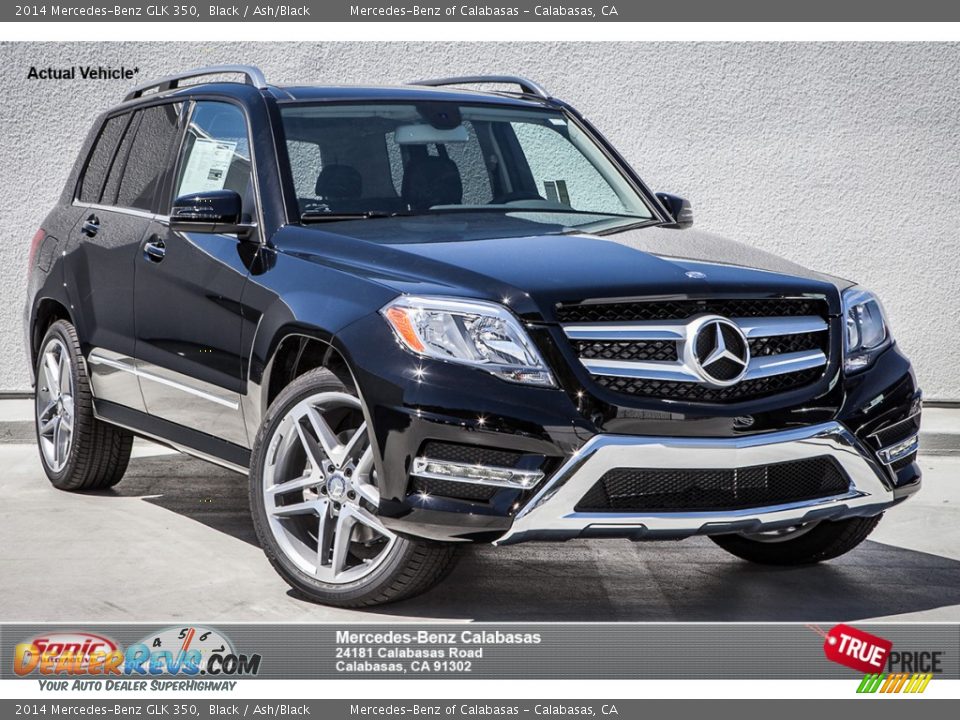 2014 Mercedes-Benz GLK 350 Black / Ash/Black Photo #1