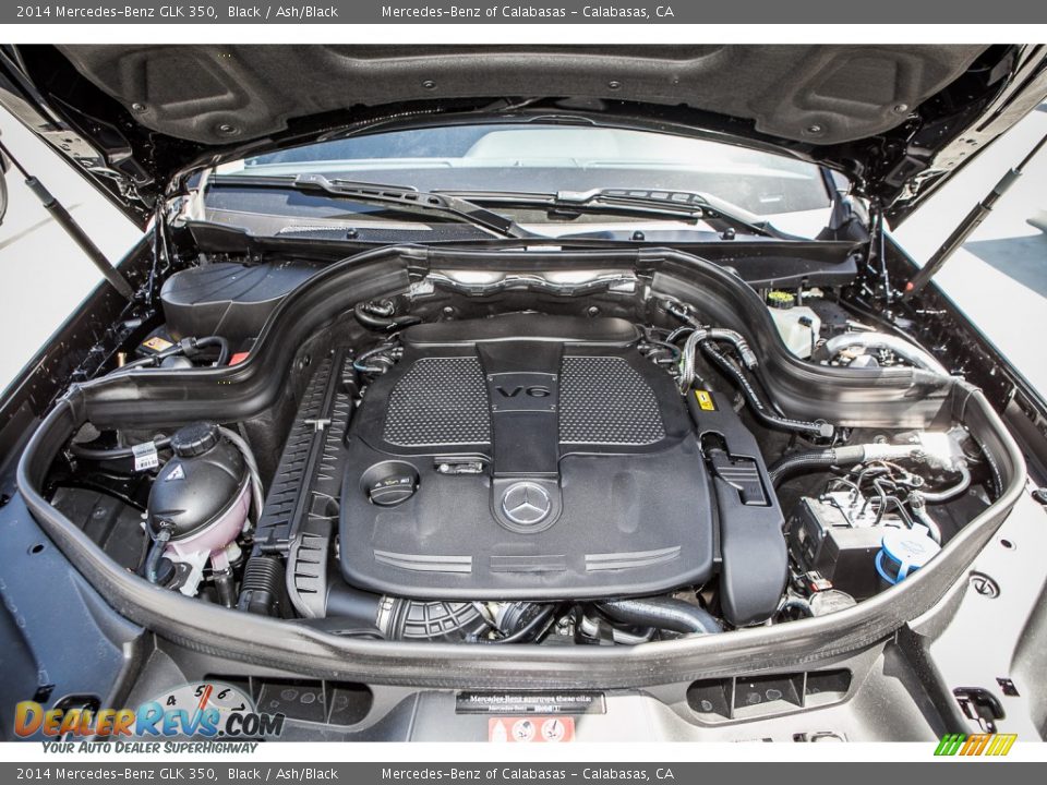 2014 Mercedes-Benz GLK 350 Black / Ash/Black Photo #9