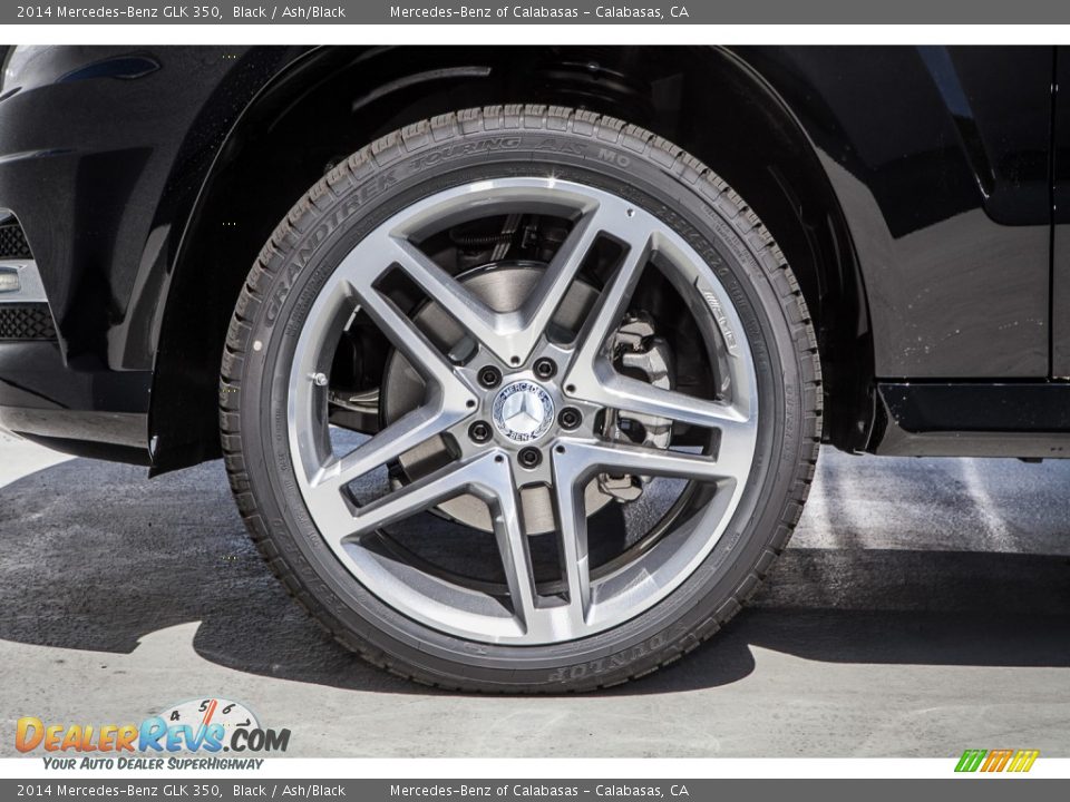 2014 Mercedes-Benz GLK 350 Black / Ash/Black Photo #10