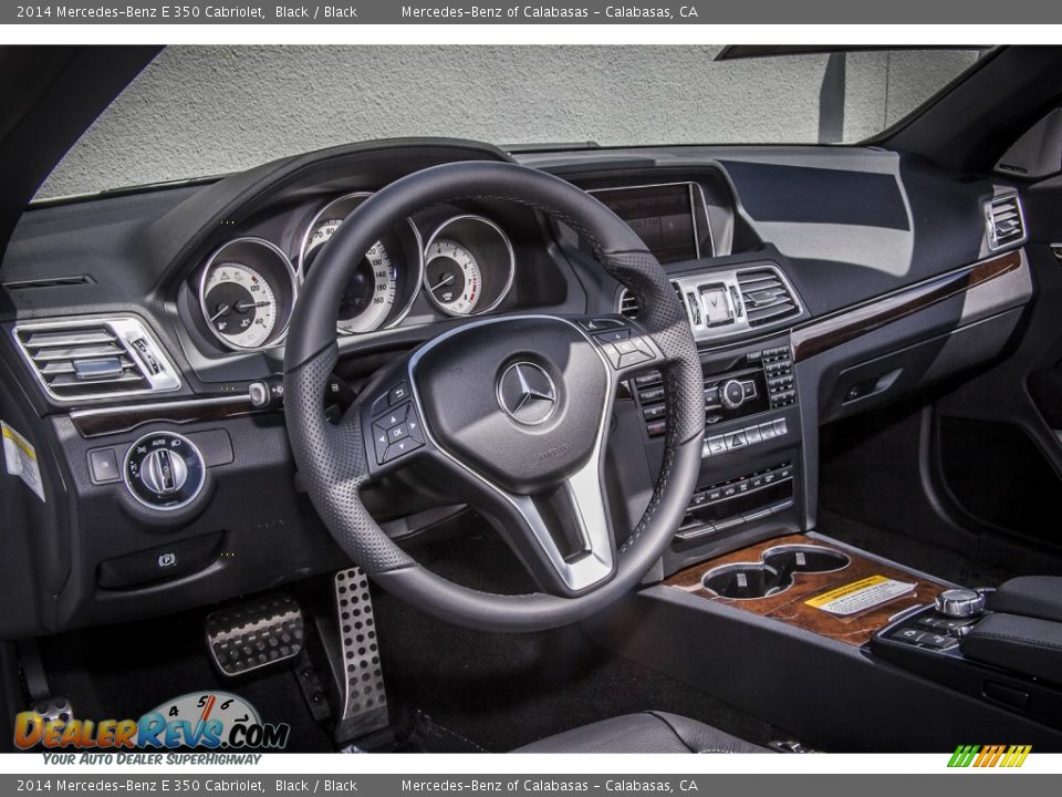 2014 Mercedes-Benz E 350 Cabriolet Black / Black Photo #5