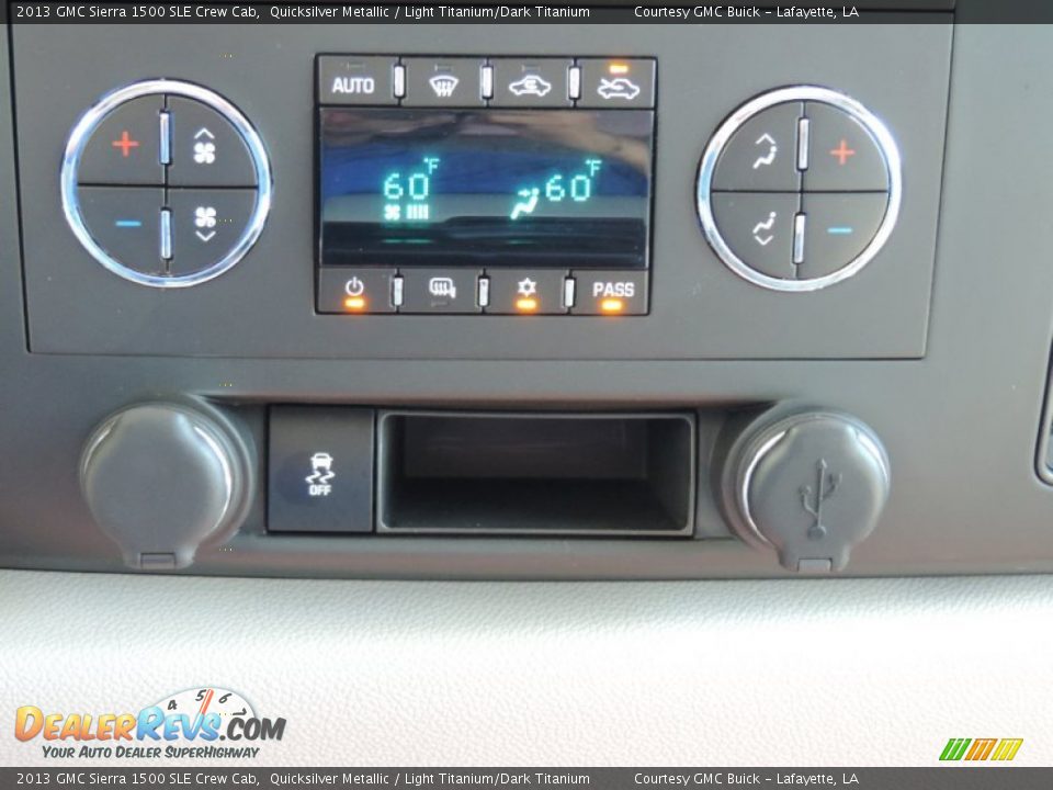 2013 GMC Sierra 1500 SLE Crew Cab Quicksilver Metallic / Light Titanium/Dark Titanium Photo #18