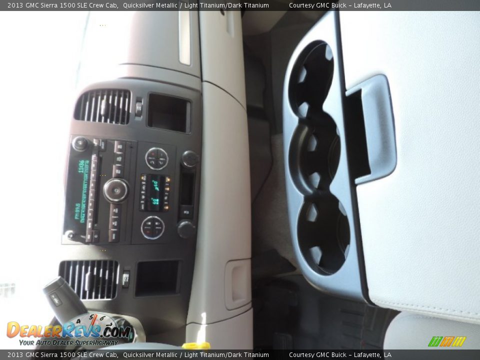 2013 GMC Sierra 1500 SLE Crew Cab Quicksilver Metallic / Light Titanium/Dark Titanium Photo #19