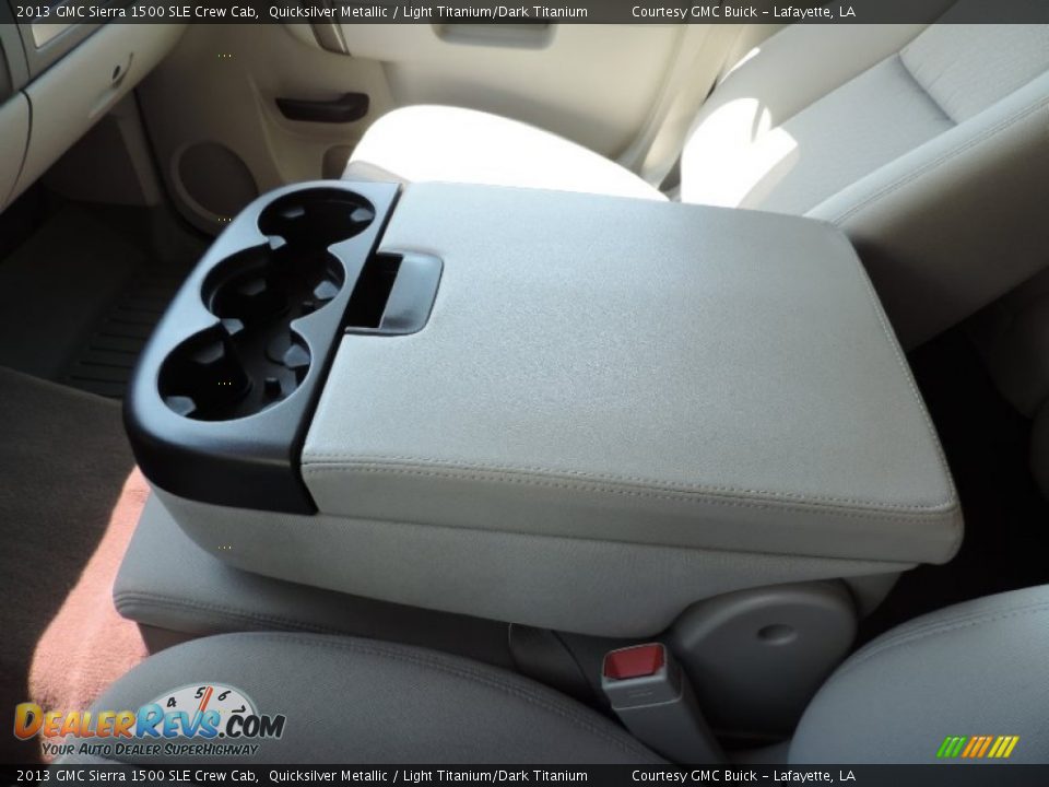 2013 GMC Sierra 1500 SLE Crew Cab Quicksilver Metallic / Light Titanium/Dark Titanium Photo #20