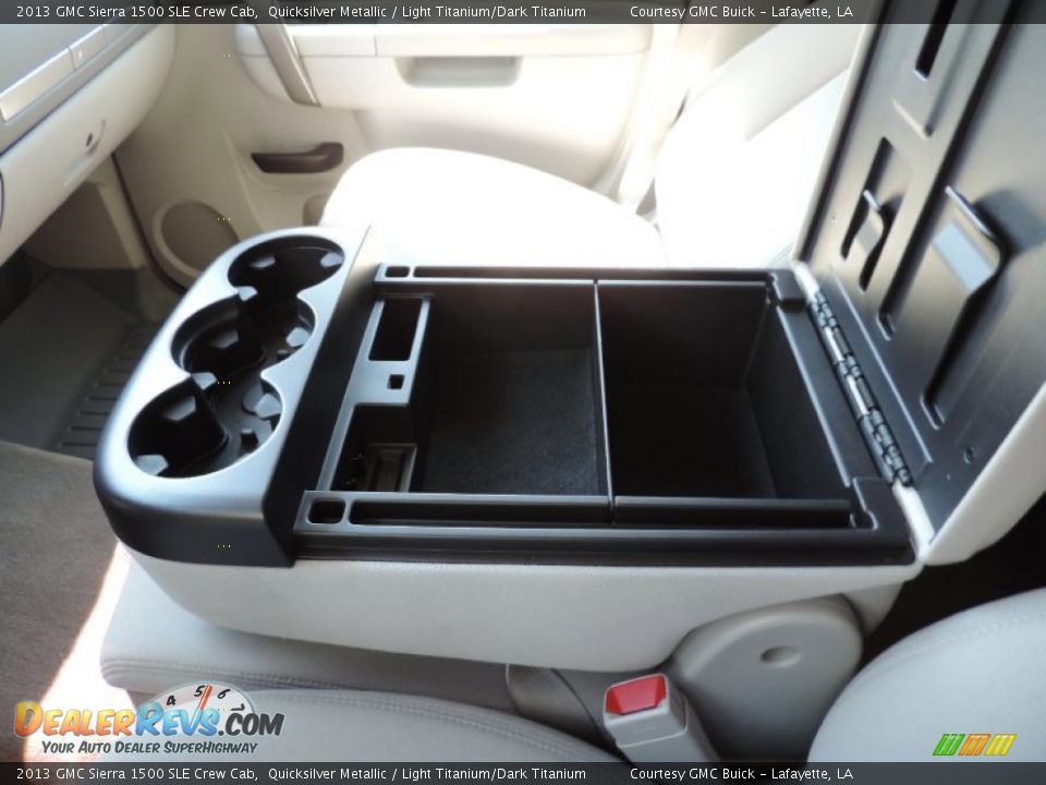 2013 GMC Sierra 1500 SLE Crew Cab Quicksilver Metallic / Light Titanium/Dark Titanium Photo #21