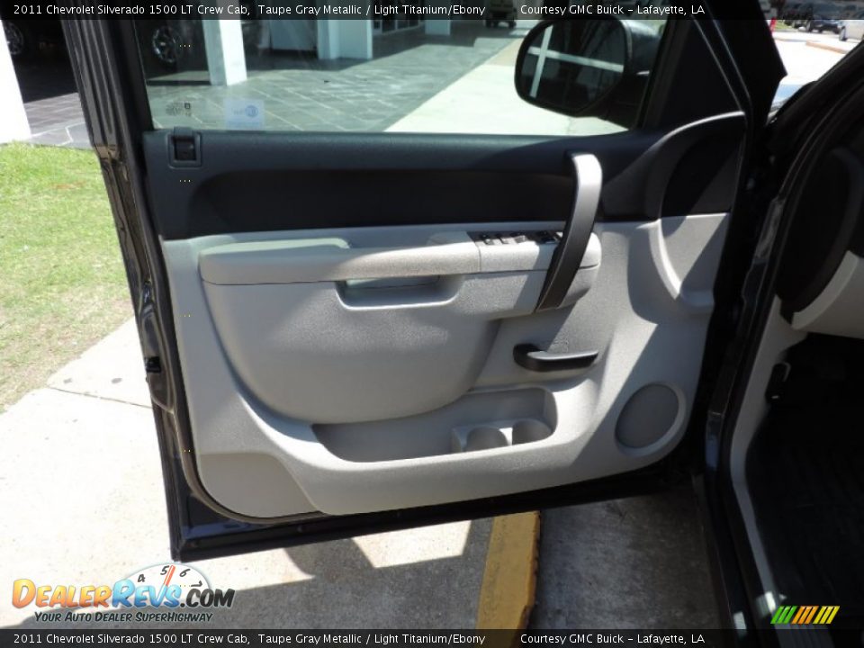 2011 Chevrolet Silverado 1500 LT Crew Cab Taupe Gray Metallic / Light Titanium/Ebony Photo #12