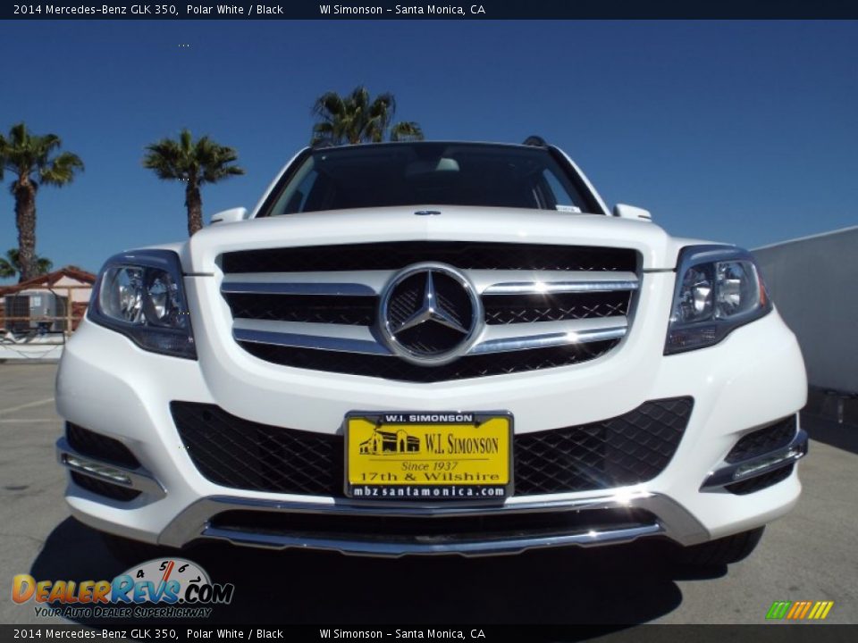 2014 Mercedes-Benz GLK 350 Polar White / Black Photo #2