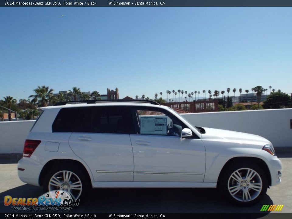 2014 Mercedes-Benz GLK 350 Polar White / Black Photo #3