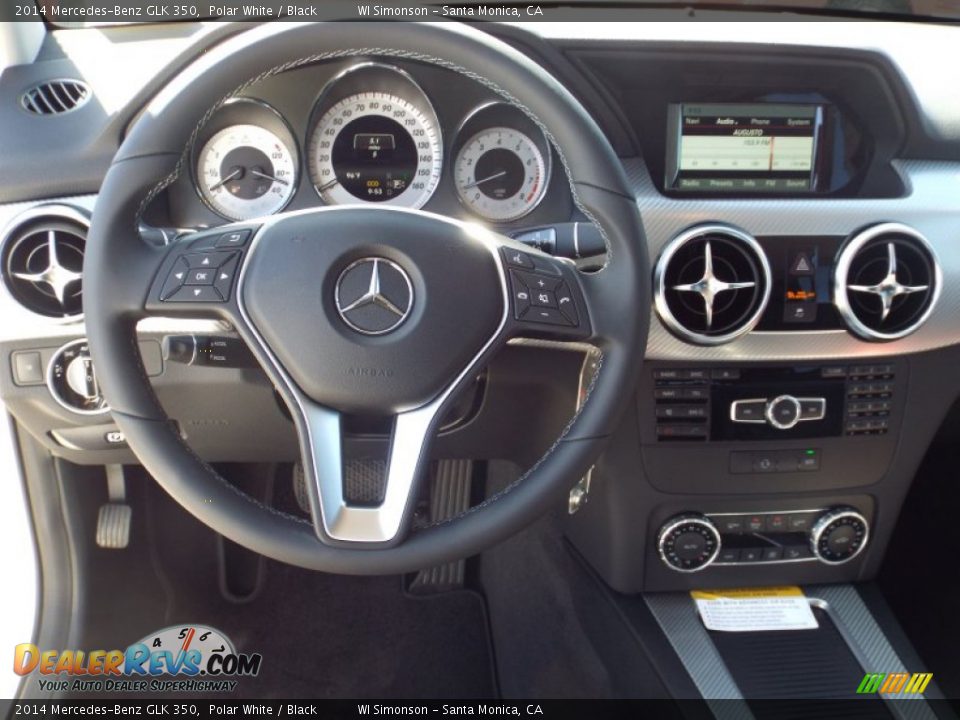 2014 Mercedes-Benz GLK 350 Polar White / Black Photo #9