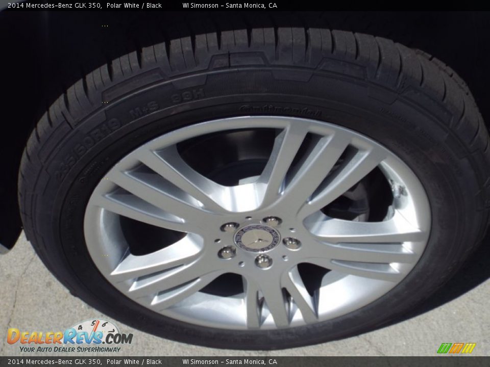 2014 Mercedes-Benz GLK 350 Polar White / Black Photo #10