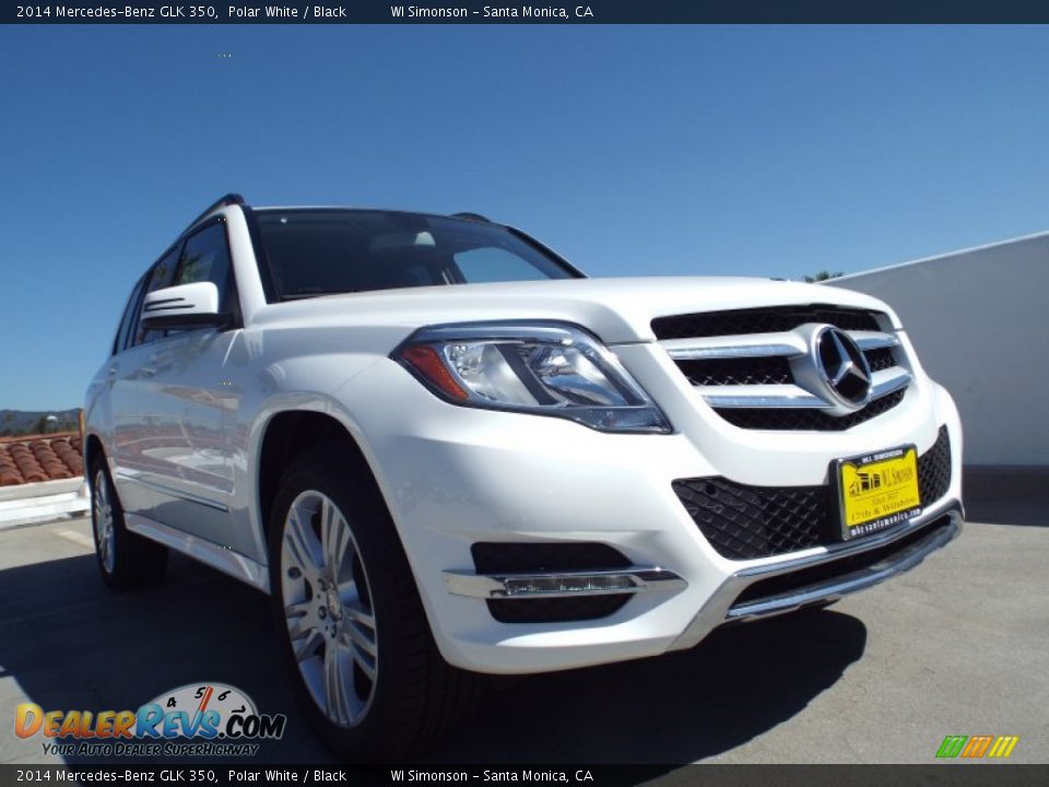 2014 Mercedes-Benz GLK 350 Polar White / Black Photo #11
