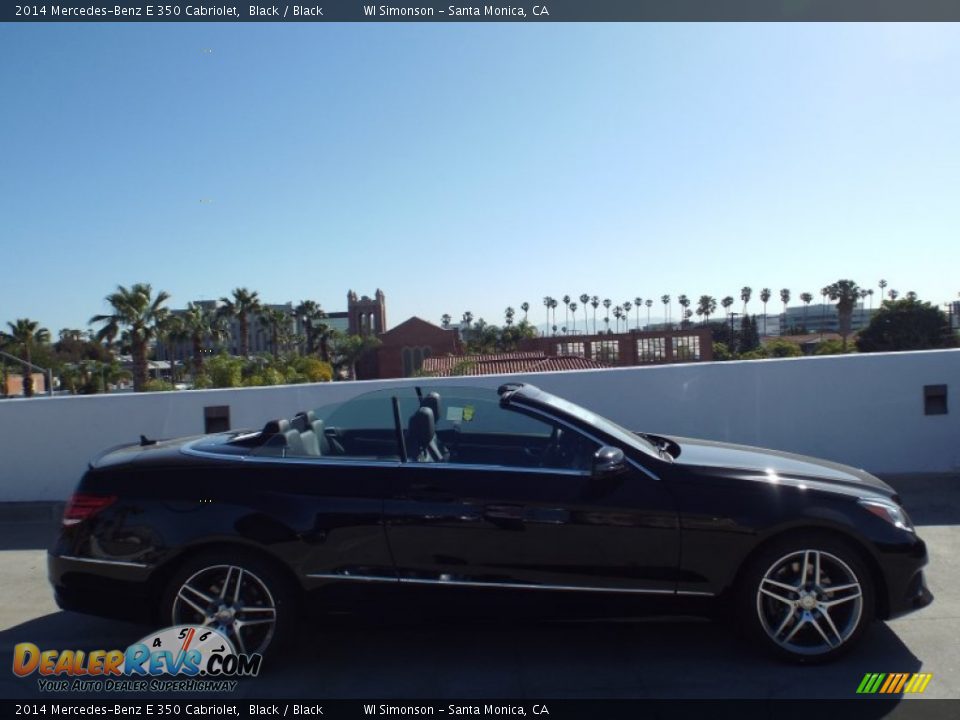 2014 Mercedes-Benz E 350 Cabriolet Black / Black Photo #3