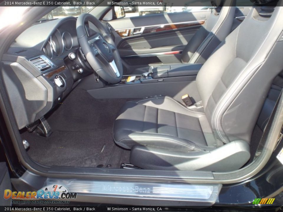 2014 Mercedes-Benz E 350 Cabriolet Black / Black Photo #5
