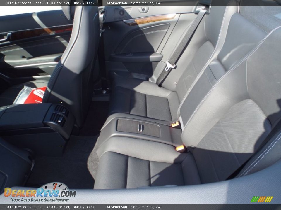 2014 Mercedes-Benz E 350 Cabriolet Black / Black Photo #6