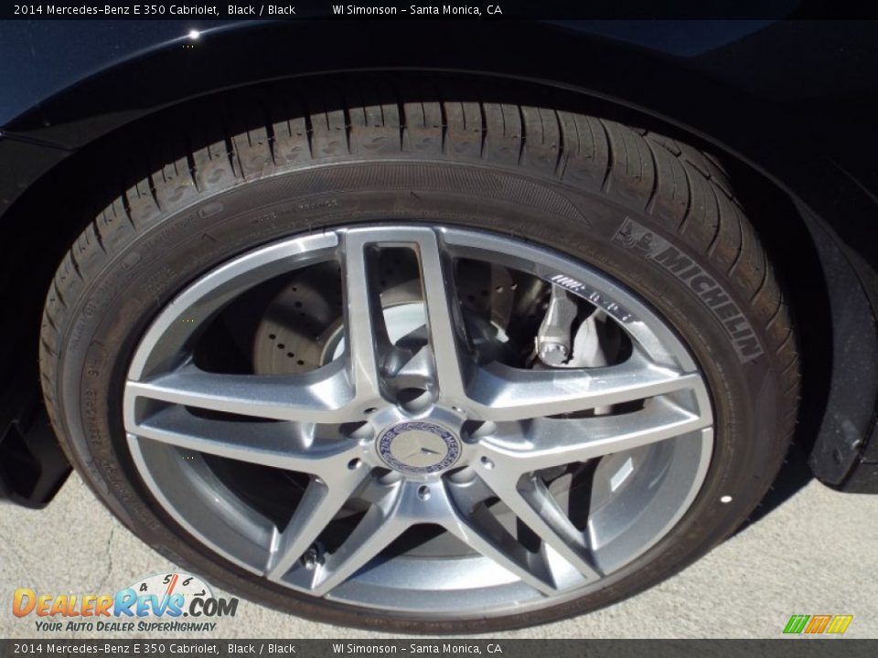 2014 Mercedes-Benz E 350 Cabriolet Black / Black Photo #10