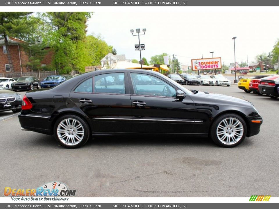 Black 2008 Mercedes-Benz E 350 4Matic Sedan Photo #10