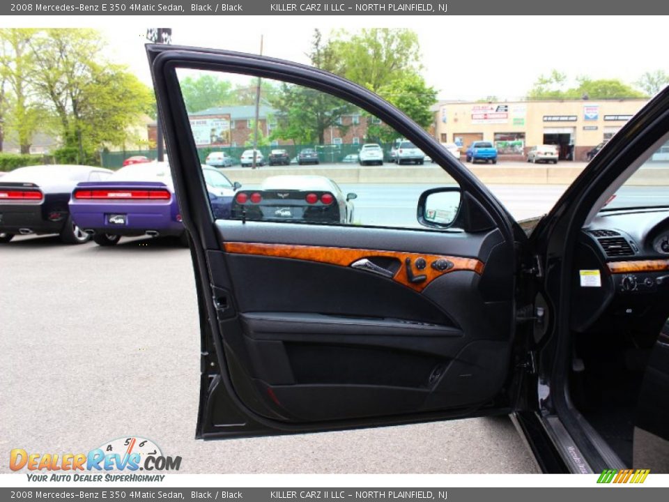 2008 Mercedes-Benz E 350 4Matic Sedan Black / Black Photo #11