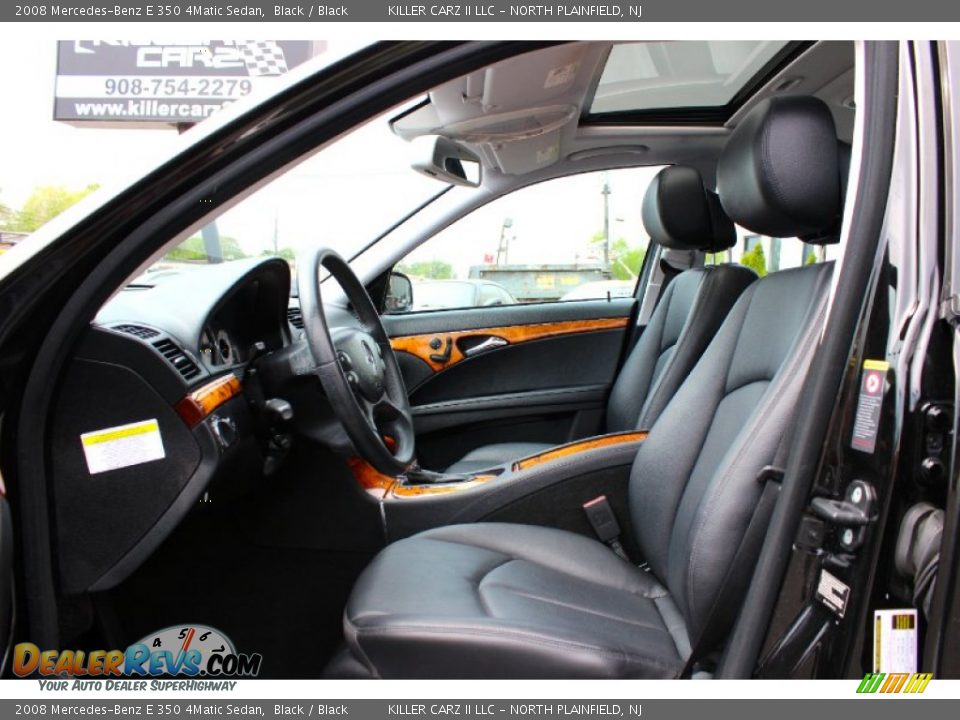 Front Seat of 2008 Mercedes-Benz E 350 4Matic Sedan Photo #13