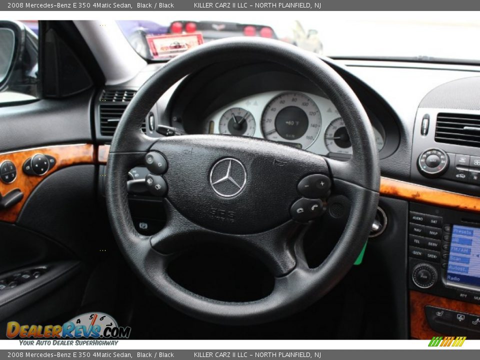 2008 Mercedes-Benz E 350 4Matic Sedan Steering Wheel Photo #17