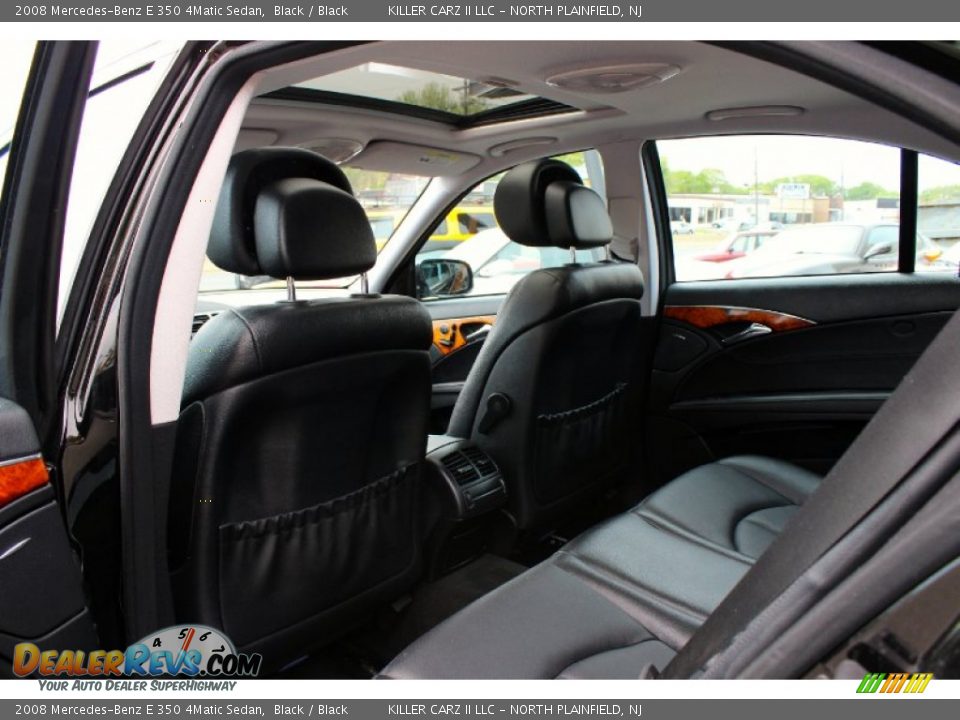 2008 Mercedes-Benz E 350 4Matic Sedan Black / Black Photo #24