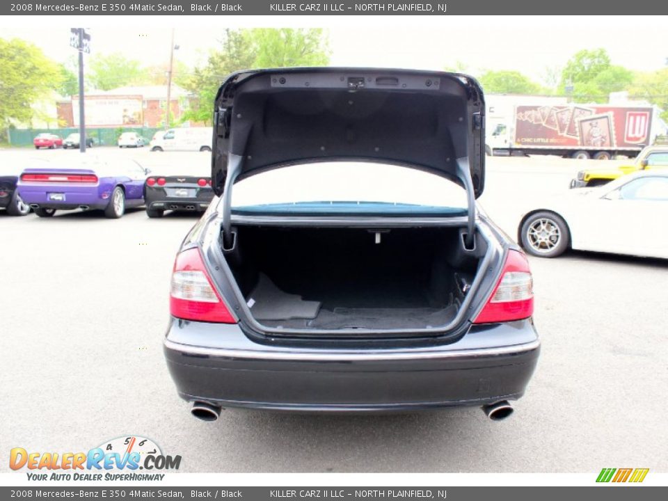 2008 Mercedes-Benz E 350 4Matic Sedan Black / Black Photo #28